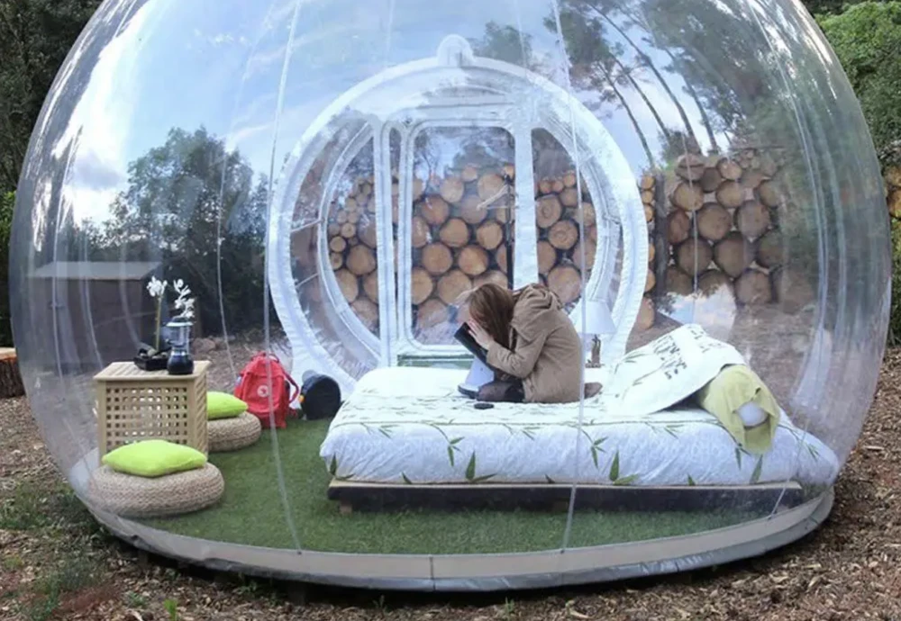 bubble tent stargazing